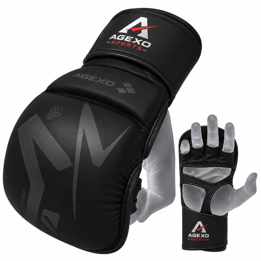 Agexo T15 Noir MMA Sparring Gloves 7oz boxing gloves